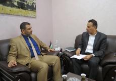 جانب من اجتماع النائب العام في غزة مع الهيئة المستقلة 