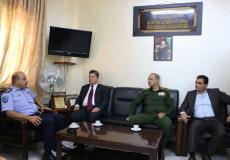 وزير الصحة يزور مديرية شرطة محافظة الخليل