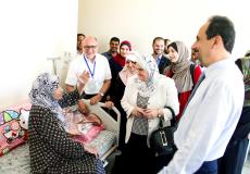 وزيرة شؤون المرأة د. هيفاء الأغا جمعية الوفاء لرعاية المسنين 