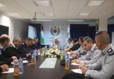  اللواء ركن يوسف نصار خلال ترأسه إجتماع مدراء المحافظات