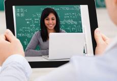 صورة تعبيرية للتعليم عن بعد