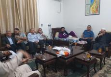 نواب محافظة شمال غزة يزورون جرحى مسيرة العودة الكبرى