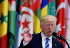 الرئيس الأميركي ترامب أثناء زيارته للسعودية (أرشيفية)