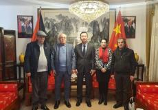 الأمين العام للاتحاد الديمقراطي الفلسطيني "فدا" صالح رأفت يلتقي السفير الصيني قوه وي