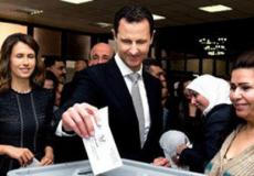 الاسد وزوجته