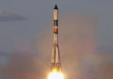 الصاروخ الروسي ينطلق من محطته في كازاخستان