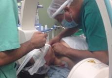 أثناء العملية الجراحية