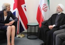 حسن روحاني وتيريزا ماي