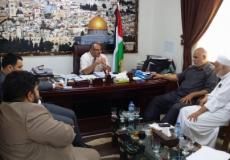 د. يونس الأسطل والنائبمع وكيل وزارة الأشغال العامة م. ناجي سرحان