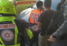 من مكان عملية الطعن في القدس 