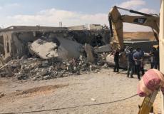 هدم منزل في كسيفة