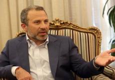 جبران باسيل وزير الخارجية اللبناني