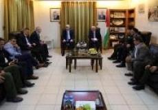 رئيس الوزراء ووزير الداخلية رامي الحمد لله يتراس اجتماع امني 