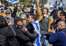 مظاهرة ضد تعطيل الكنيست، الخميس الماضي 