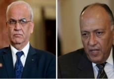 شكري وعريقات