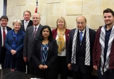 الحمد الله خلال لقائه بوفد برلماني بريطاني