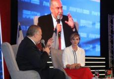 افيغدور ليبرمان خلال مؤتمر للقناة الاسرائيلية الثانية في القدس