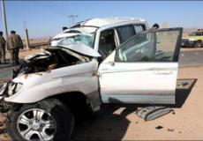 أرشيفية لإحدى الحوادث المرورية في السعودية