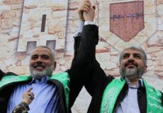 خالد مشعل وإسماعيل هنية -ارشيف-
