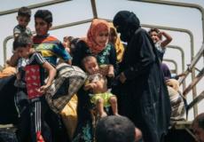 يتواصل وصول الآلاف من الهاربين من القتال في الموصل الى مخيمات في شمال العراق