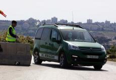 حواجز في الضفة الغربية مواجهة تفشي فيروس كورونا-أرشيف