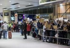 متظاهرين ضد قرار ترامب