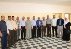 وفد من نقابة المعلمين 