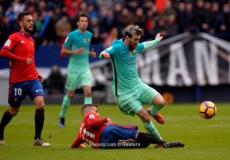 من مباراة برشلونة واوساسونا 