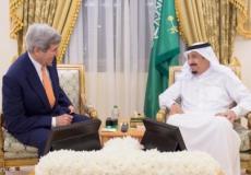 أرشيفية للقاء سابق بين الملك سلمان وكيري