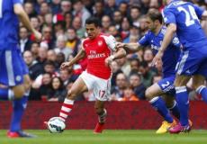  جانب من لعبة تشيلسي وأرسنال