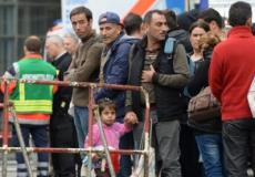 لاجئون يصلون إلى ألمانيا