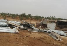 الاحتلال يهدّم بركسات في أريحا