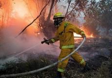 طواقم الإطفاء الإسرائيلي - أرشيف 