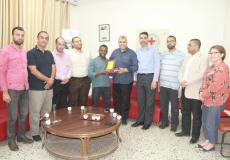  الخدمات الطبية تكرم اللجنة الدولية للصليب الاحمر