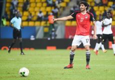 محمد النني لاعب المنتخب المصري 