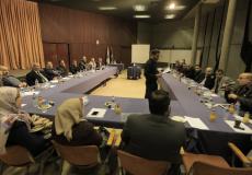 صورة لاجتماع الاعلاقات العامة ببلدية غزة