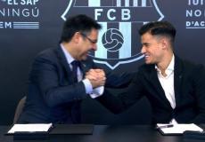 كوتينيو يوقع رسمياً للبرشلونة
