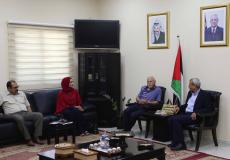 تفاصيل لقاء محافظ قلقيلية مع وفد جمعية تطوير صحة المجتمع