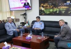 اللواء حازم عطالله والسفير الروسي