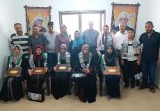 " قيادية فتح بغزة " تكمل سلسلة تكريم أوائل الطلبة للثانوية العامة