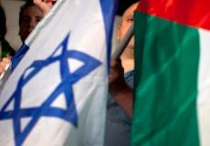 علم فلسطين واسرائيل 