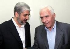 عزام الأحمد وخالد مشعل