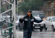 صورة شرطى في المنخفض الجوي