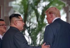 دونالد ترامب وكيم جونغ أون