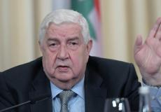 وزير الخارجية السوري، وليد المعلم