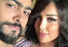 الفنان المصري تامر حسني وزوجته بسمة بوسيل