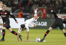 جوليان براندت في إحدى مباريات باير ليفركوزن