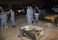 جهاز الجمارك يغلق نقطة بيع وقود غير نظامية بمدينة رام الله