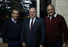 محافظ سلطة النقد والوفد الأمني المصري 