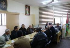 مدير تعليم الوسطى يستقبل رؤساء بلديات المحافظة الوسطى